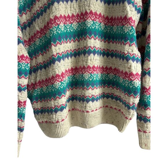 Northern Reflections Vintage Women’s Size Small Petite 100% Cotton Polo Sweater - Picture 4 of 6